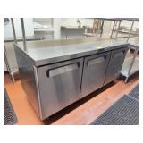 Migali 3-Door Undercounter Refrigerator U72R