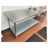 Stainless Steel Work Table With Undershelf