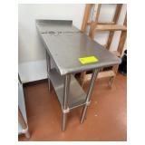 Stainless Steel Filler Table With Lower Shelf