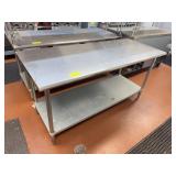 Stainless Steel Work Table With Undershelf