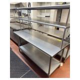 Stainless Steel Work Table With Over / Under