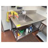 Stainless Steel Commercial Sink With Faucet