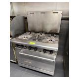American Range 6-Burner Gas Range Oven