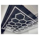 Hexagonal LED Grid Ceiling Light
