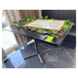 Rectangular Black Restaurant Table