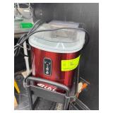 Bibi Red Countertop Ice Maker Machine
