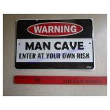 MAN CAVE SIGN