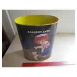 RAGGEDY ANN TRASH CAN
