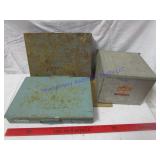 METAL ORGANIZING BOXES