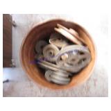 ASSORTED PULLEYS