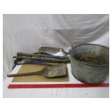 COAL SHOVEL AND TIRE PUMP