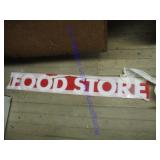 FOOD STORE SIGN