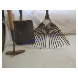 RAKE SHOVEL & HOE