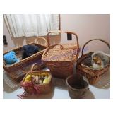 WICKER BASKETS/CONTENTS