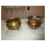 BRASS SPITTOONS