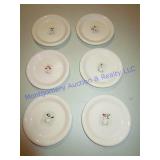 SNOWMAN DESSERT PLATES