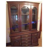 HUTCH WITH GLASS DOORS