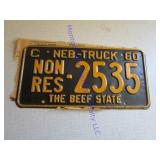 NE LICENSE PLATE