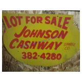 JOHNSON CASHWAY SIGN