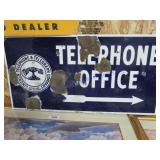 TELEPHONE OFFICE SIGN