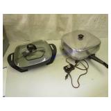 2 ELECTRIC SKILLETS