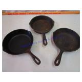 CAST IRON PANS