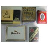 TOBACCO AND CIG TINS