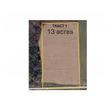 tract 1, 13 acres