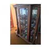 display hutch full of glass