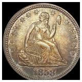 1858 Seated Liberty Quarter UNCIRCULATED 1858 Seated Liberty Quarter UNCIRCULATED