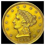 1899 $2.50 Gold Quarter Eagle UNCIRCULATED 1899 $2.50 Gold Quarter Eagle UNCIRCULATED