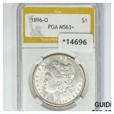 1896-O Morgan Silver Dollar PGA MS63+ 1896-O Morgan Silver Dollar PGA MS63+