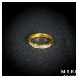 2.3 DWT 14 KT Gold w/ Diamond Ring Sz: 6.5 2.3 DWT 14 KT Gold w/ Diamond Ring Sz: 6.5