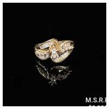 3.4 DWT 10 KT Gold Diamond Ring Sz: 7 3.4 DWT 10 KT Gold Diamond Ring Sz: 7