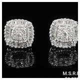 1.4 DWT 10 KT Gold w/ Diamonds Earrings 1.4 DWT 10 KT Gold w/ Diamonds Earrings