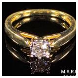 1.6 DWT 10 KT Gold Diamond Ring Sz: 7 1.6 DWT 10 KT Gold Diamond Ring Sz: 7