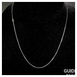 2 G 14 KT 18' White Gold Necklace 2 G 14 KT 18' White Gold Necklace