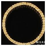 2.5 DWT 10 KT Gold Circle Pendant w/ Diamond 2.5 DWT 10 KT Gold Circle Pendant w/ Diamond
