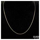 4 G 14 KT 18' Gold Necklace 4 G 14 KT 18' Gold Necklace