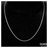 4 G 14 KT 16' White Gold Necklace 4 G 14 KT 16' White Gold Necklace