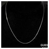 2 G 14 KT 18' White Gold Necklace 2 G 14 KT 18' White Gold Necklace