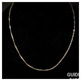 4 G 14 KT 18' Gold Necklace 4 G 14 KT 18' Gold Necklace