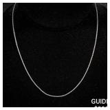 2 G 14 KT 18' White Gold Necklace 2 G 14 KT 18' White Gold Necklace