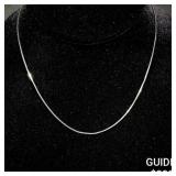 2 G 14 KT 16' White Gold Necklace 2 G 14 KT 16' White Gold Necklace