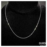 2 G 14 KT 16' White Gold Necklace 2 G 14 KT 16' White Gold Necklace