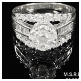 5 DWT 14 KT Gold w/ Diamond Ring Sz: 8 5 DWT 14 KT Gold w/ Diamond Ring Sz: 8