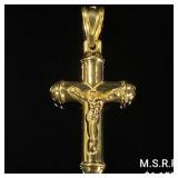 2.4 DWT 10 KT Gold Cross Pendant 2.4 DWT 10 KT Gold Cross Pendant