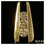 1.7 DWT 14 KT Gold Pendant w/ Diamonds 1.7 DWT 14 KT Gold Pendant w/ Diamonds