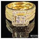 5 DWT 14 KT 2 pc. Gold w/ Diamond Ring Sz: 5 DWT 14 KT 2 pc. Gold w/ Diamond Ring Sz: