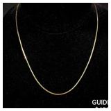 4 G 14 KT 18' Gold Necklace 4 G 14 KT 18' Gold Necklace